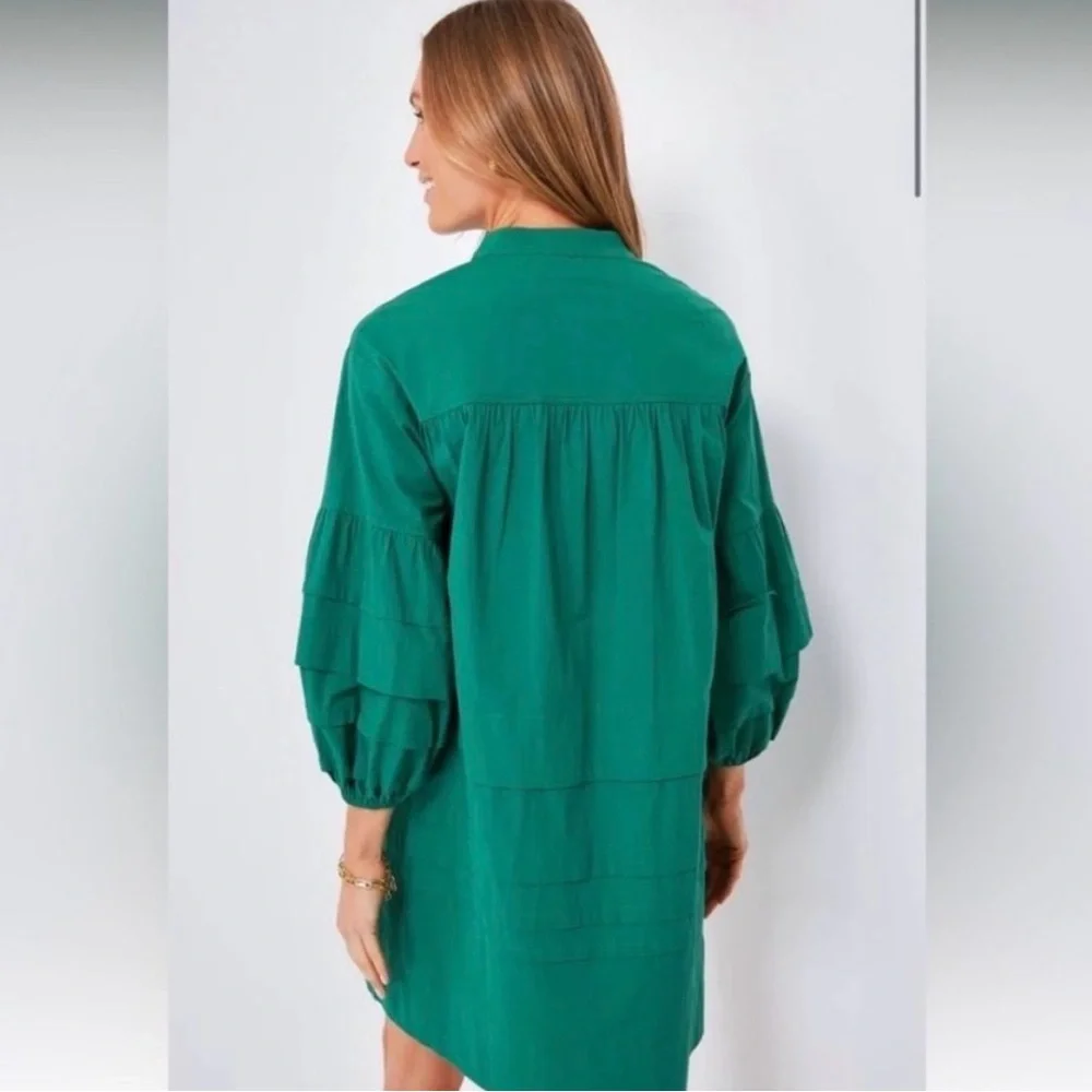 Tuckernuck Emerald Green Long Sleeve Dress - Picture 2 of 4